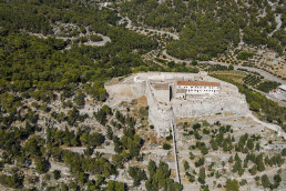 Hvar Fortress from air