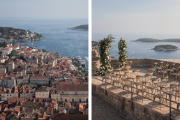 Hvar city fortress wedding