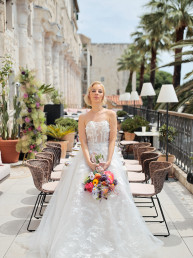 Split Wedding styled shoot croatia